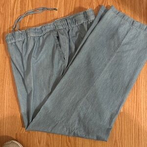Kim Rogers Light Blue Casual Pants
